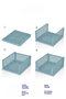 Hanah Home Estantería Multiusos Lavine - Azul Bebé